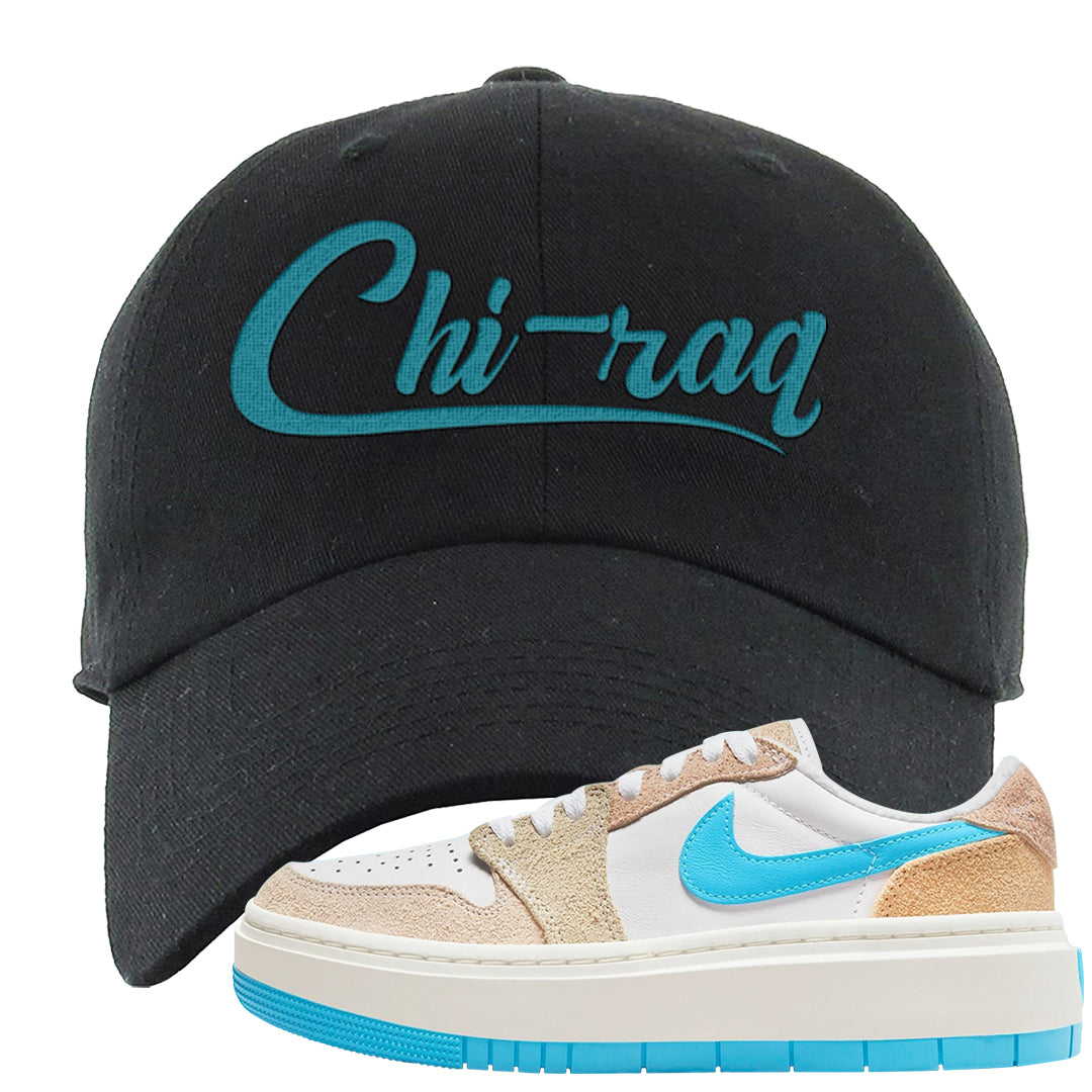 Salt Lake City Elevate 1s Dad Hat | Chiraq, Black