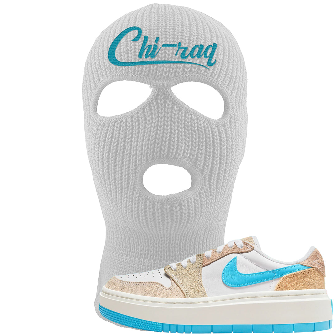 Salt Lake City Elevate 1s Ski Mask | Chiraq, White