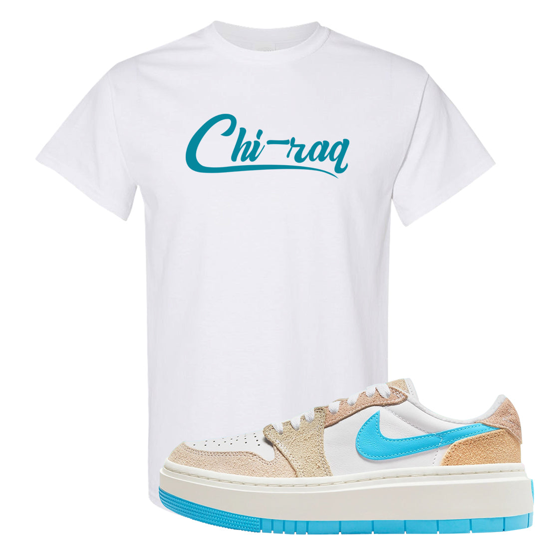 Salt Lake City Elevate 1s T Shirt | Chiraq, White