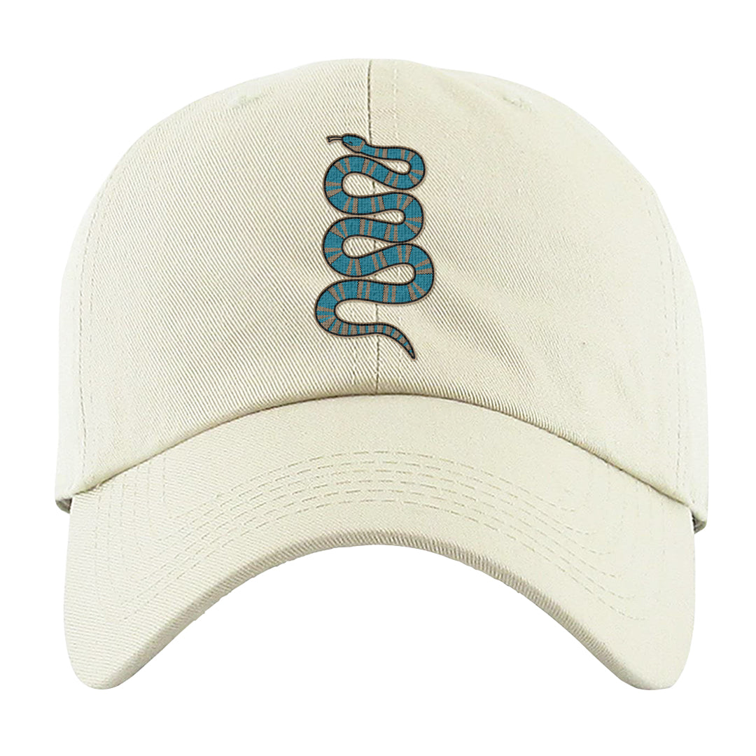 Salt Lake City Elevate 1s Dad Hat | Coiled Snake, White