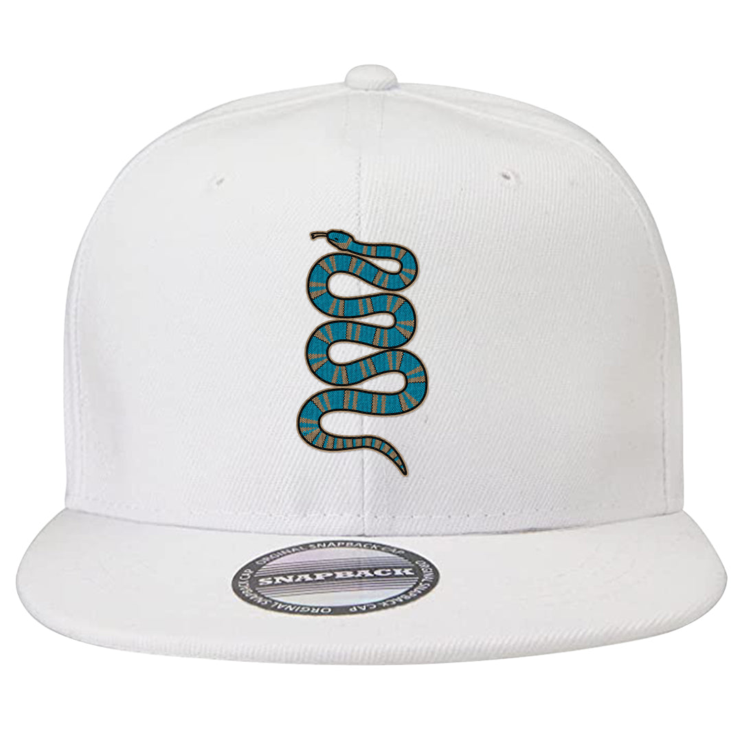 Salt Lake City Elevate 1s Snapback Hat | Coiled Snake, White