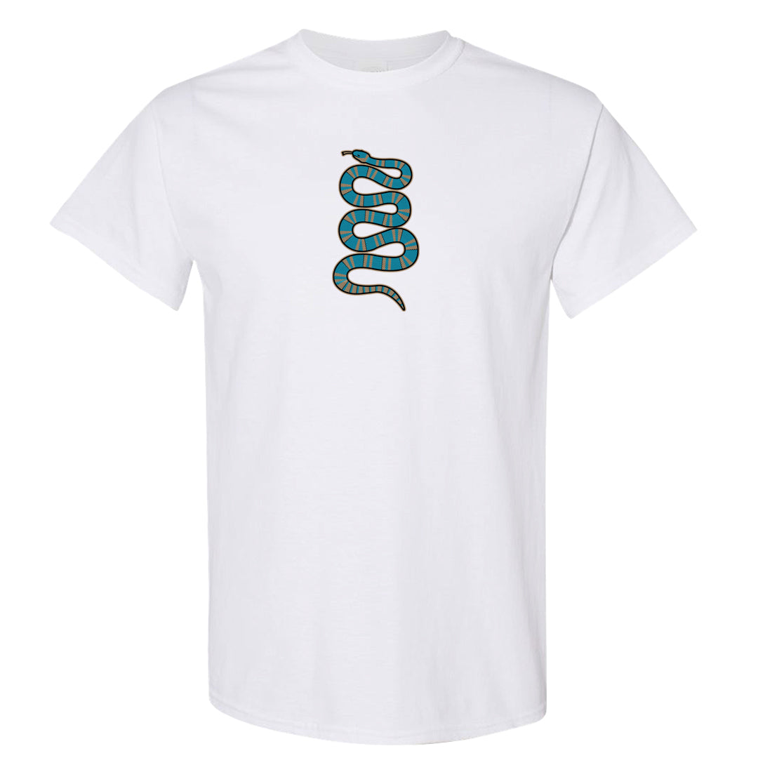 Salt Lake City Elevate 1s T Shirt | Coiled Snake, White