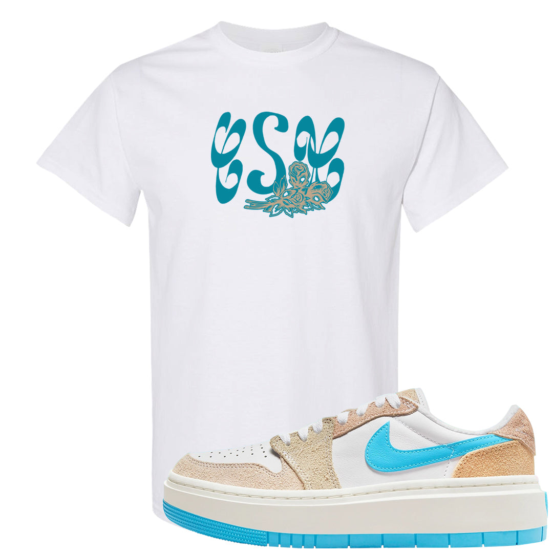 Salt Lake City Elevate 1s T Shirt | Certified Sneakerhead, White