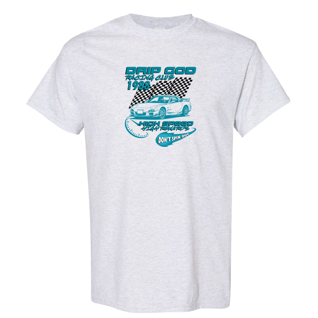 Salt Lake City Elevate 1s T Shirt | Drip God Racing Club, Ash