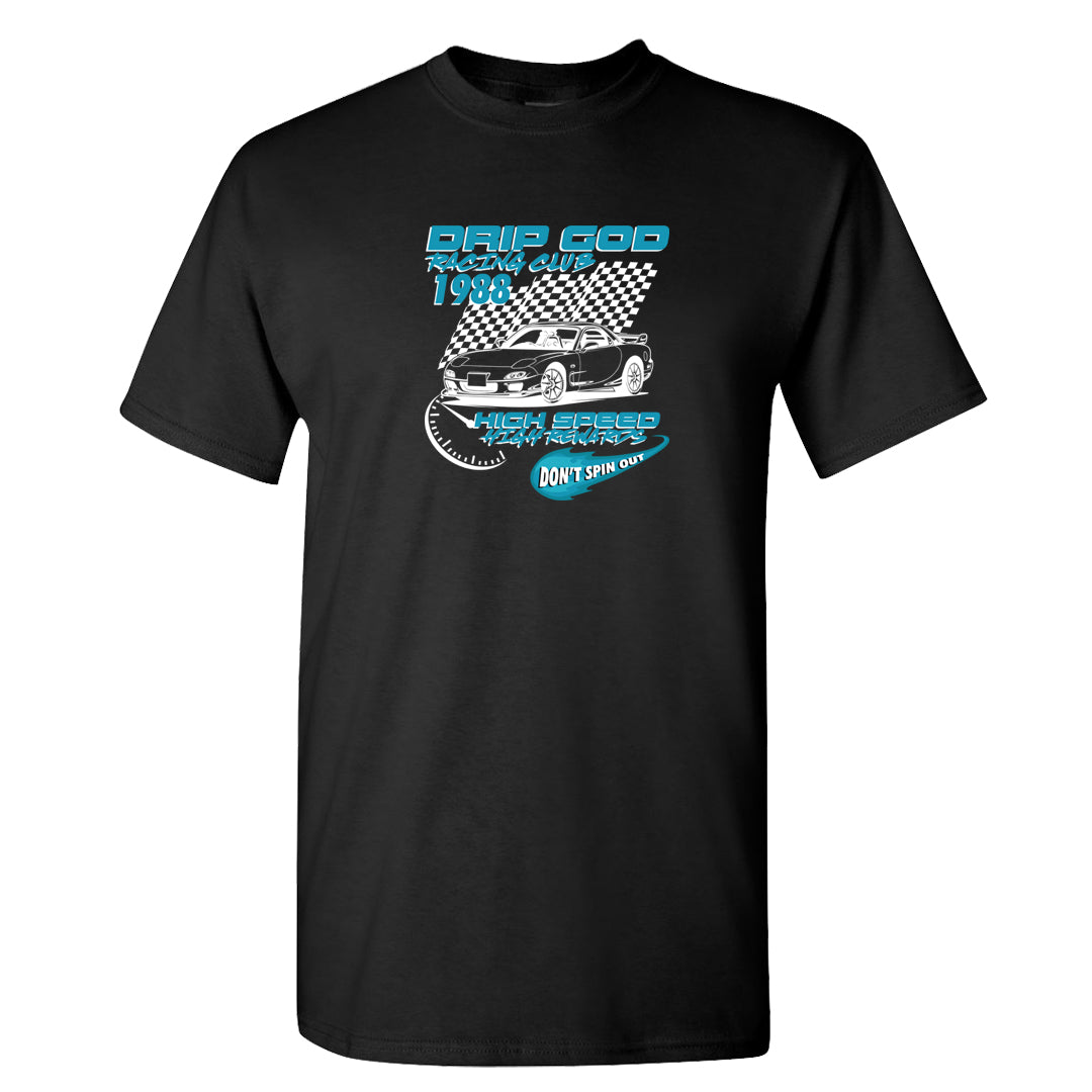 Salt Lake City Elevate 1s T Shirt | Drip God Racing Club, Black