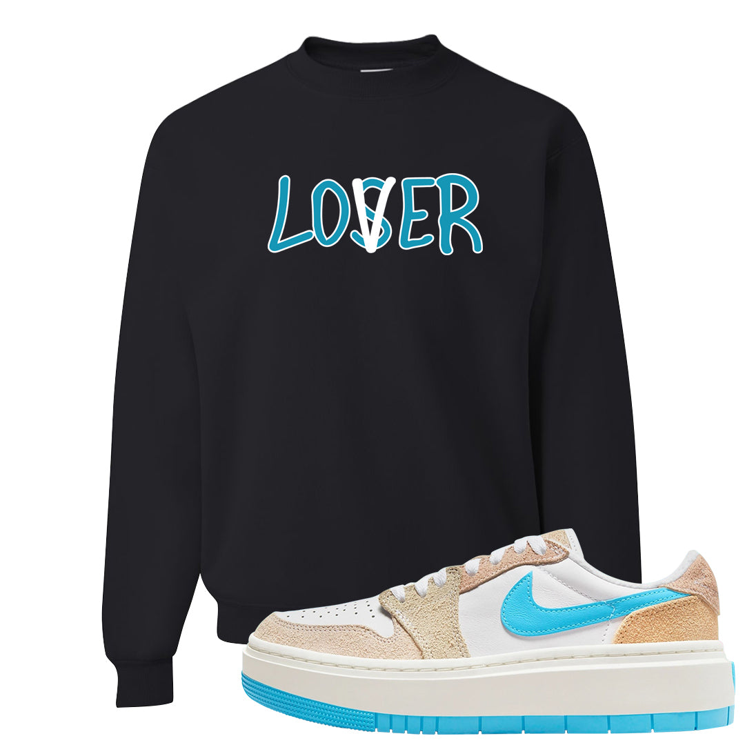 Salt Lake City Elevate 1s Crewneck Sweatshirt | Lover, Black