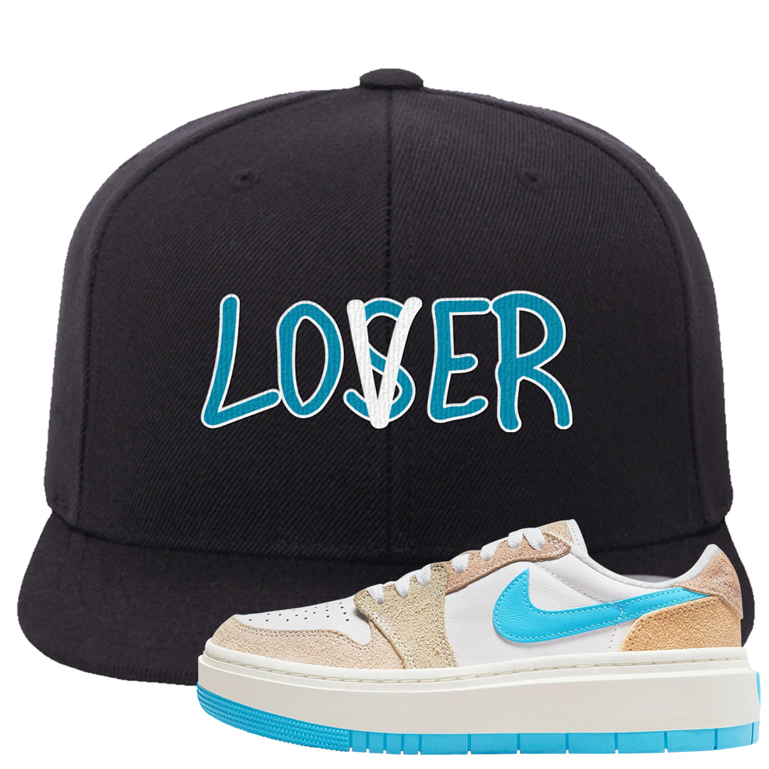 Salt Lake City Elevate 1s Snapback Hat | Lover, Black