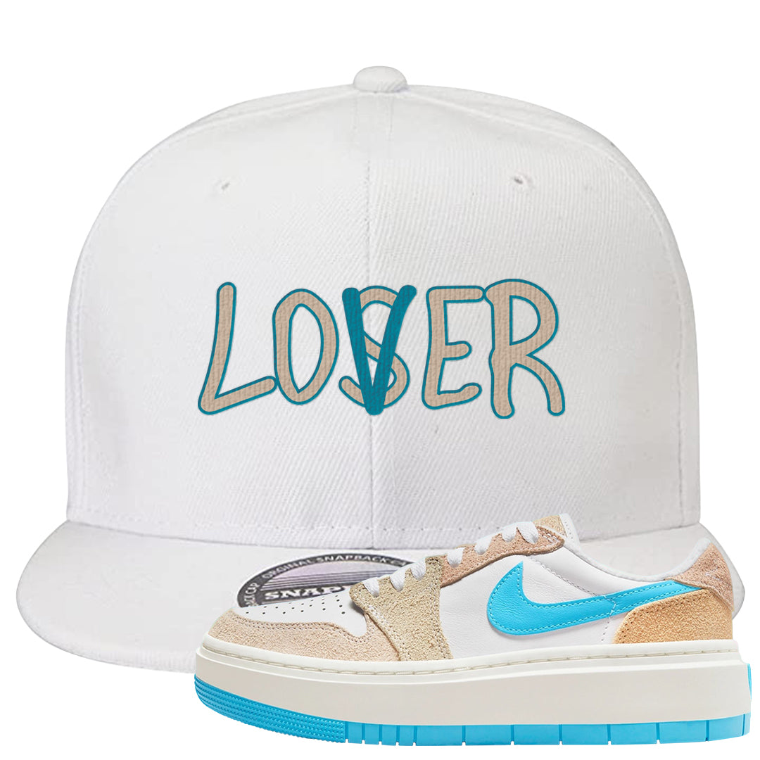 Salt Lake City Elevate 1s Snapback Hat | Lover, White