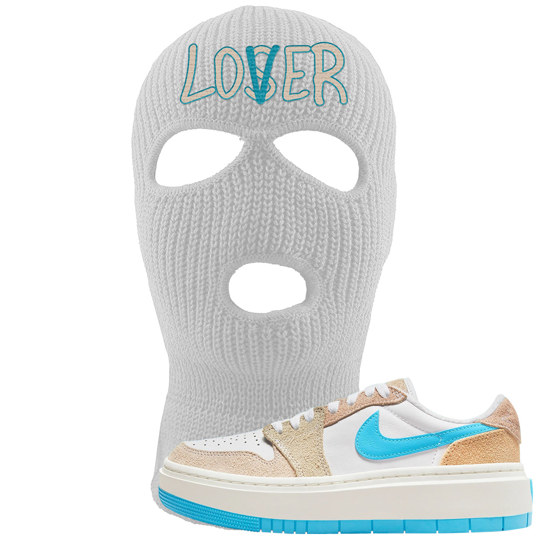 Salt Lake City Elevate 1s Ski Mask | Lover, White