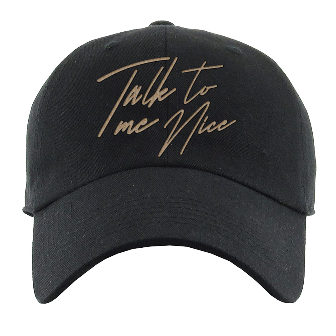 Salt Lake City Elevate 1s Dad Hat | Talk To Me Nice, Black
