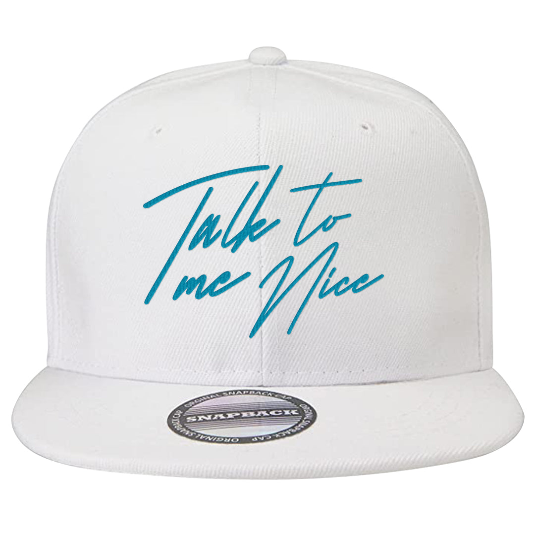 Salt Lake City Elevate 1s Snapback Hat | Talk To Me Nice, White