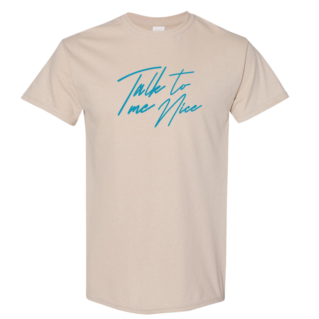 Salt Lake City Elevate 1s T Shirt | Talk To Me Nice, Sand