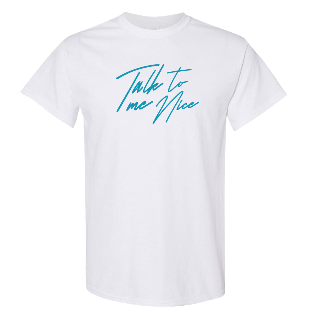 Salt Lake City Elevate 1s T Shirt | Talk To Me Nice, White
