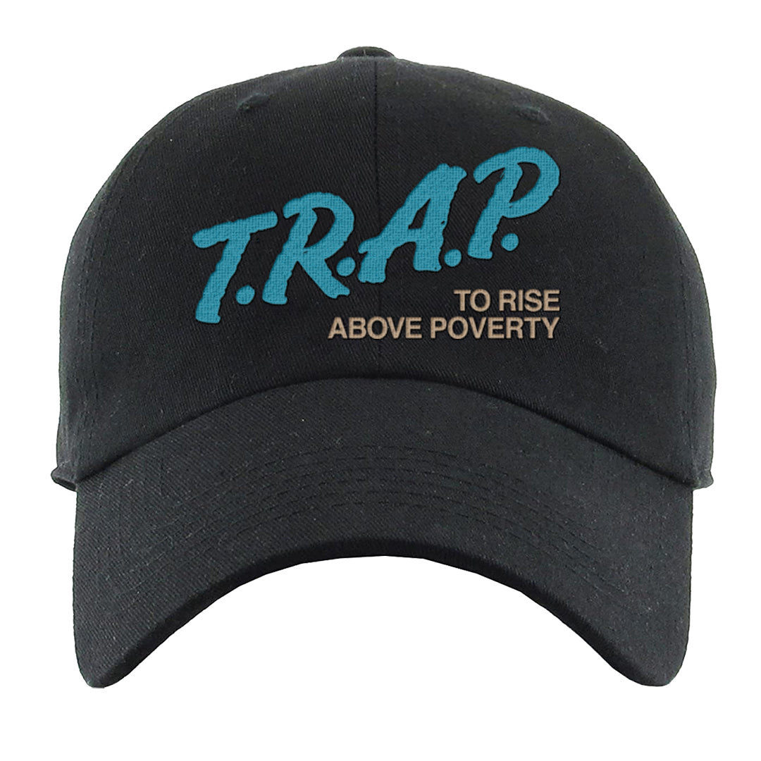 Salt Lake City Elevate 1s Dad Hat | Trap To Rise Above Poverty, Black