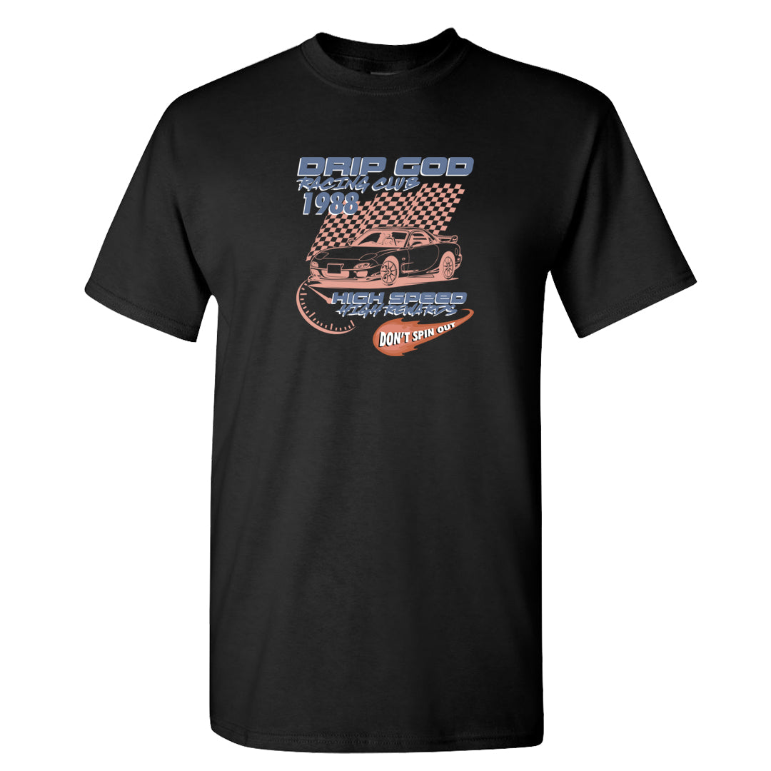 Skyline 1s T Shirt | Drip God Racing Club, Black