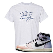 Skyline 1s T Shirt | Talk To Me Nice, Ash