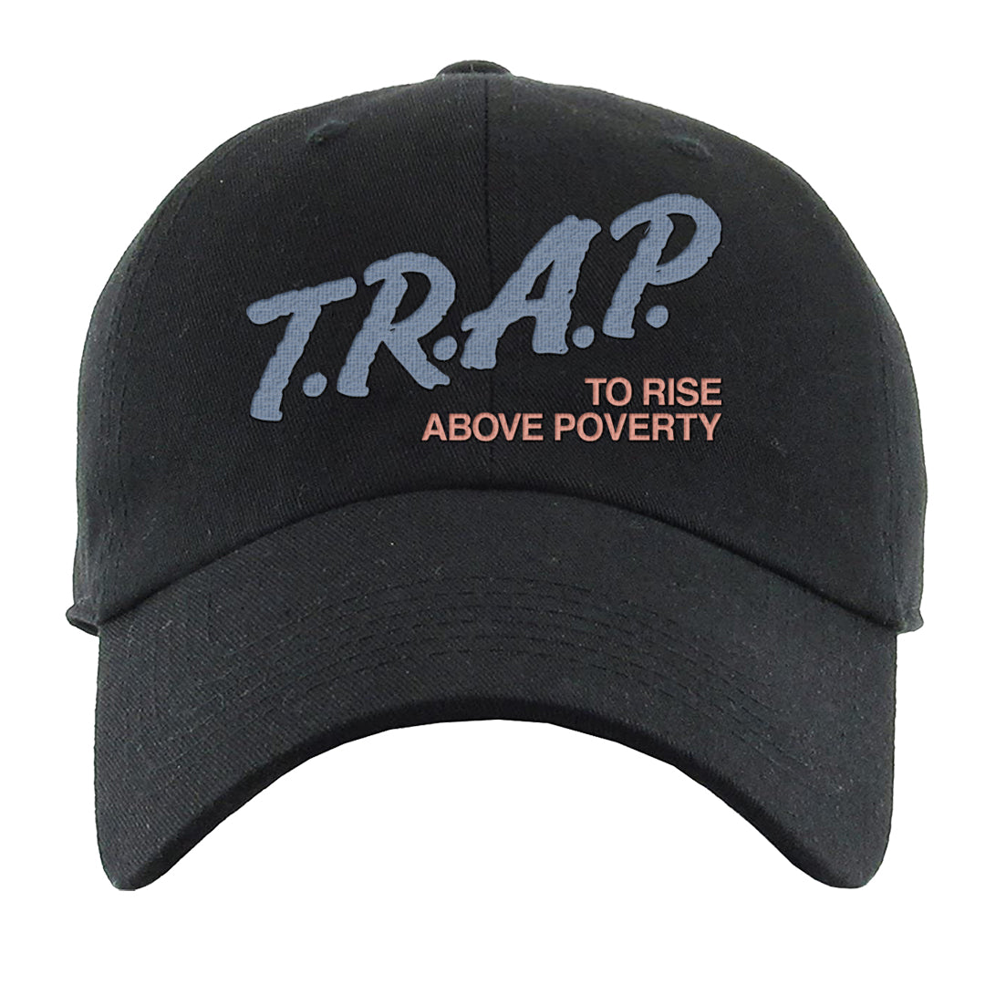 Skyline 1s Dad Hat | Trap To Rise Above Poverty, Black