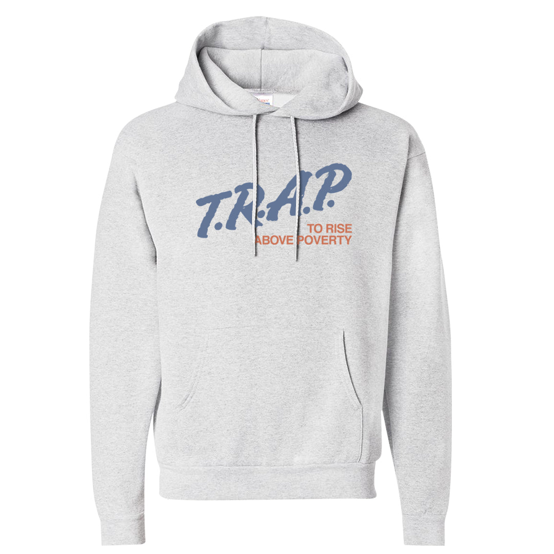 Skyline 1s Hoodie | Trap To Rise Above Poverty, Ash