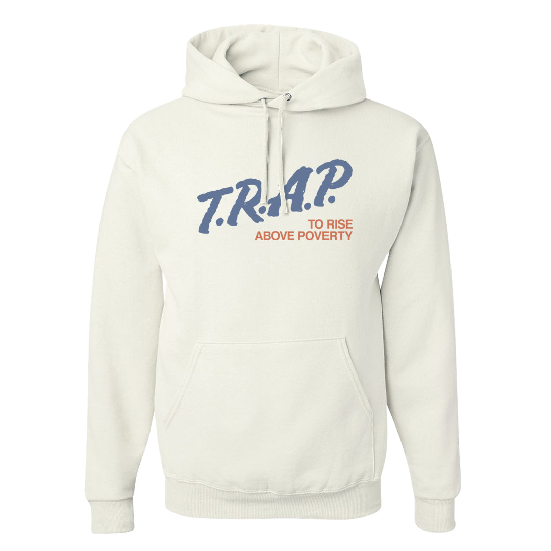 Skyline 1s Hoodie | Trap To Rise Above Poverty, White