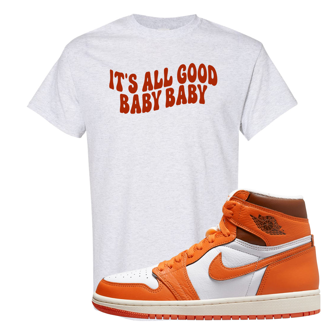 Starfish High 1s T Shirt | All Good Baby, Ash