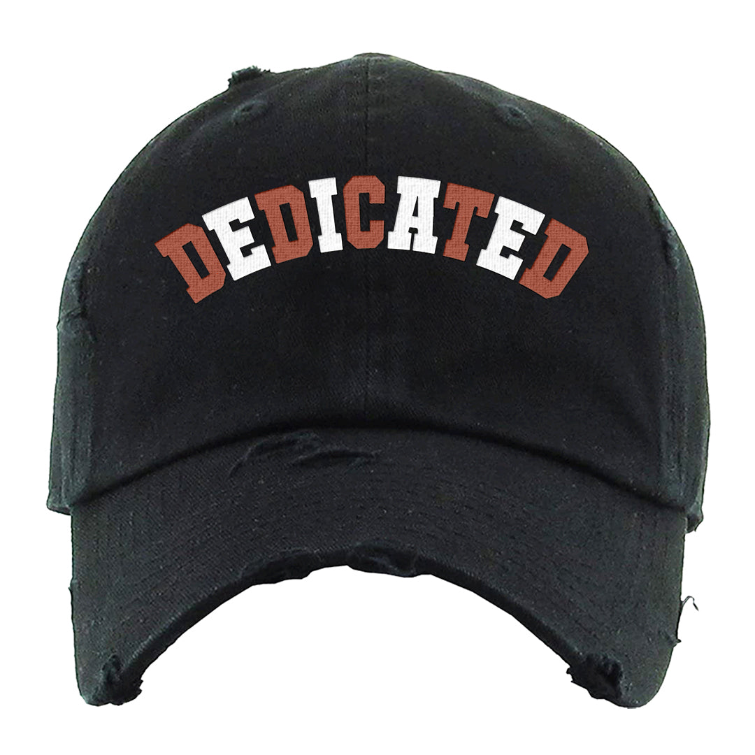 Starfish High 1s Distressed Dad Hat | Dedicated, Black