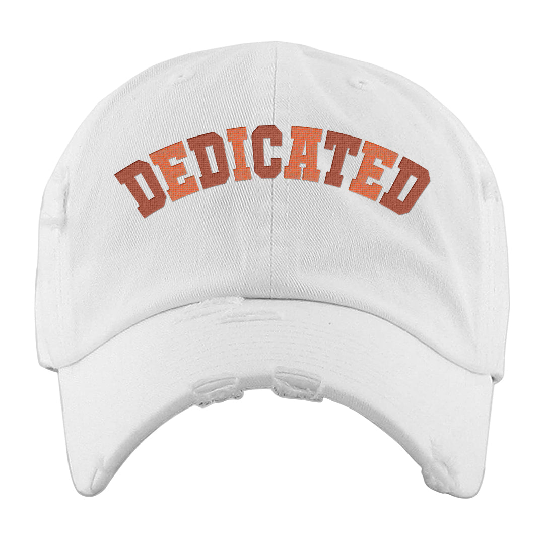 Starfish High 1s Distressed Dad Hat | Dedicated, White