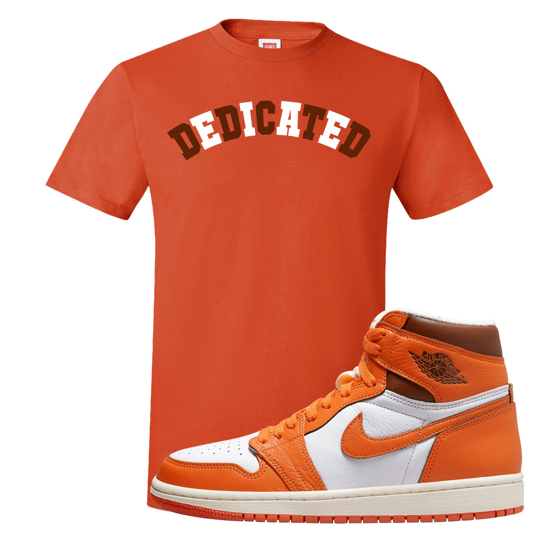 Starfish High 1s T Shirt | Dedicated, Orange
