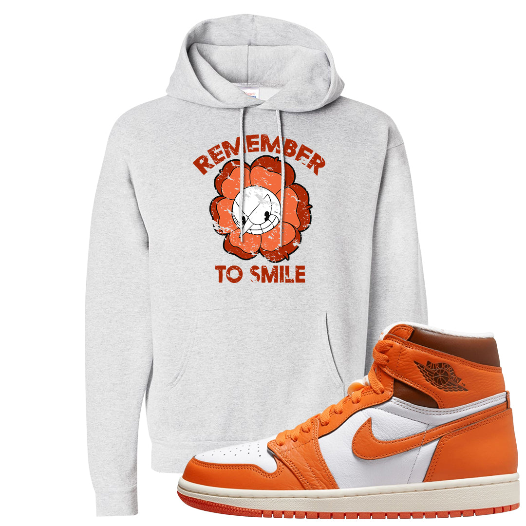 Starfish High 1s Hoodie | Remember To Smile, Ash