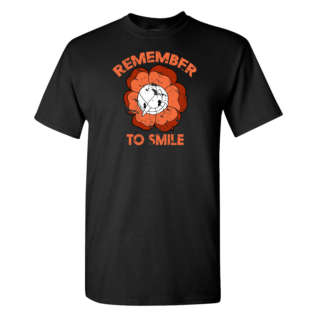 Starfish High 1s T Shirt | Remember To Smile, Black