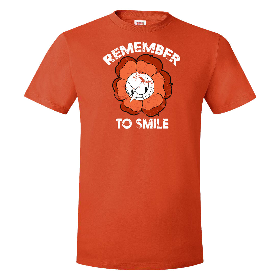 Starfish High 1s T Shirt | Remember To Smile, Orange