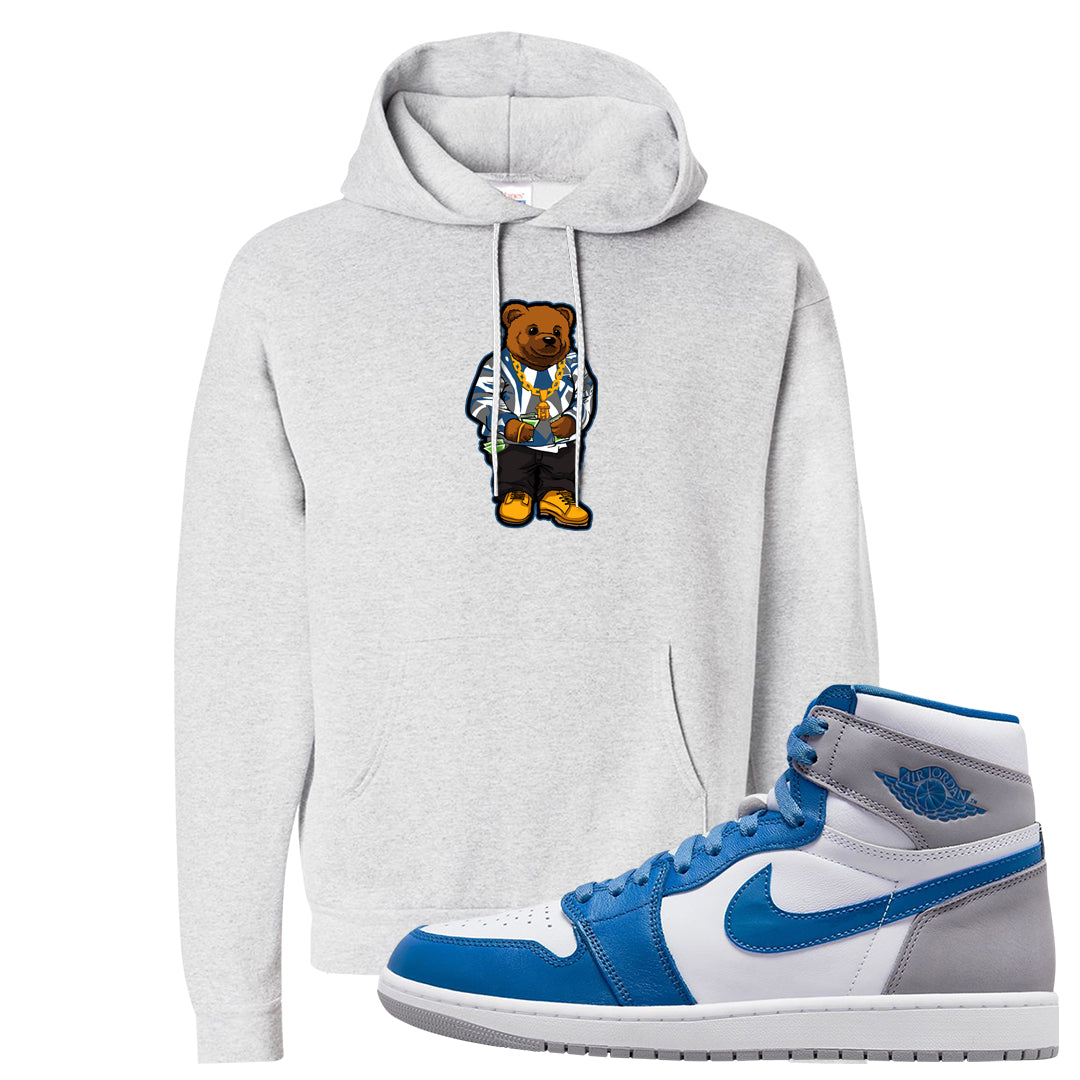 True Blue 1s Hoodie | Sweater Bear, Ash