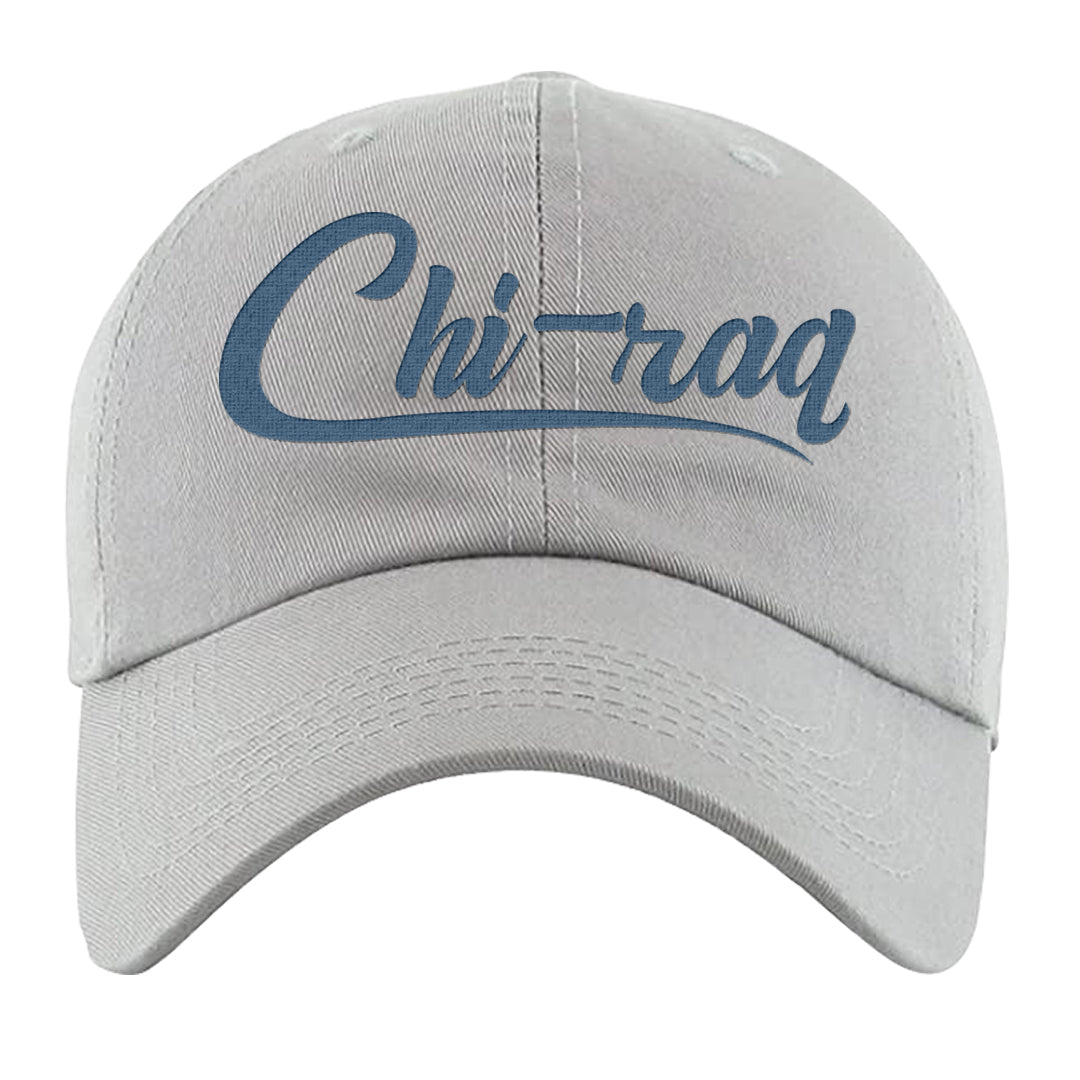 True Blue 1s Dad Hat | Chiraq, Light Gray