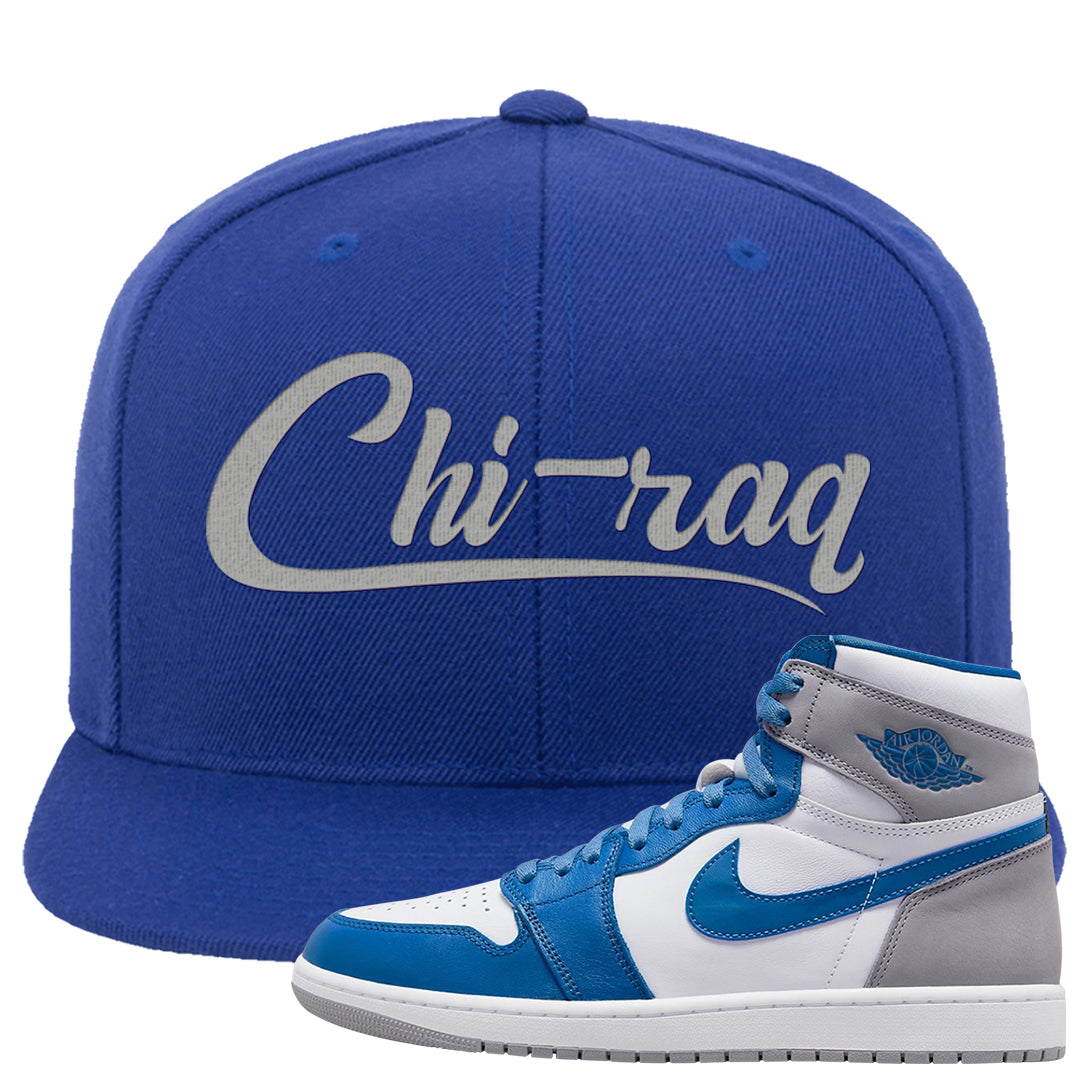 True Blue 1s Snapback Hat | Chiraq, Royal