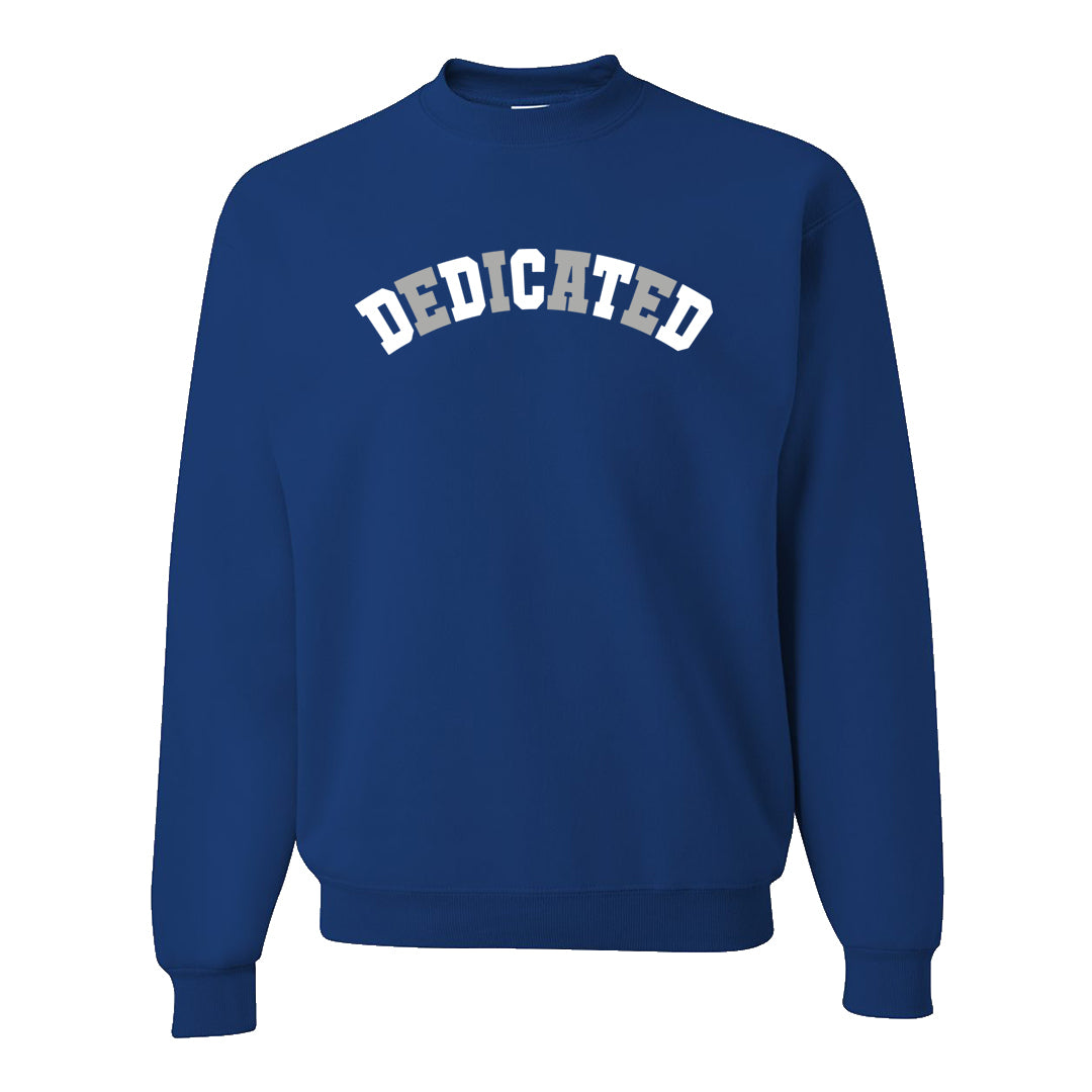 True Blue 1s Crewneck Sweatshirt | Dedicated, Royal