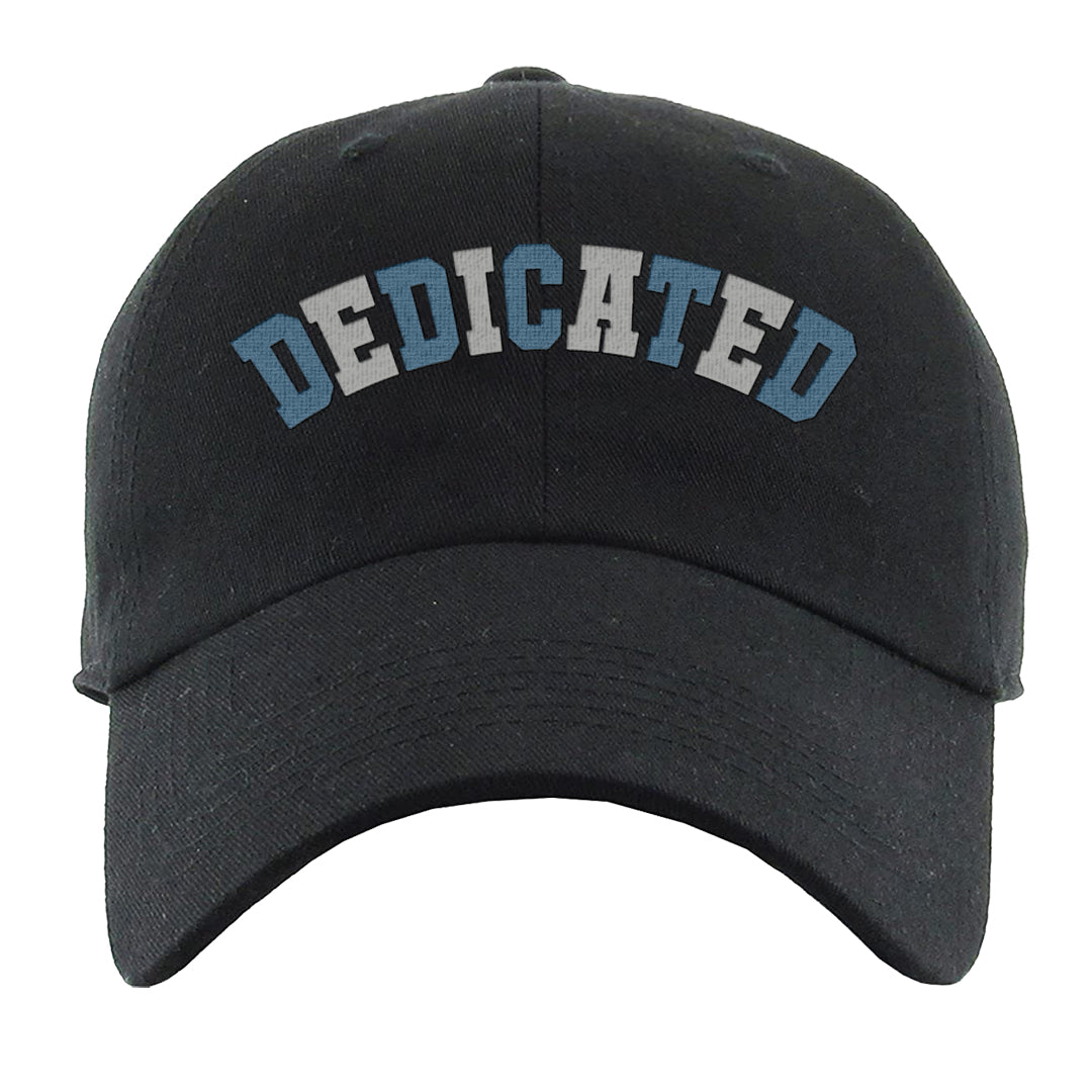 True Blue 1s Dad Hat | Dedicated, Black