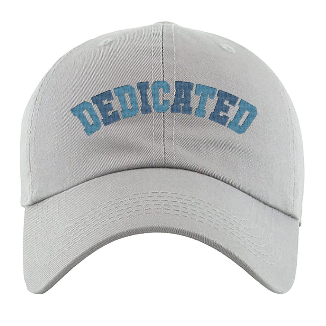 True Blue 1s Dad Hat | Dedicated, Light Gray