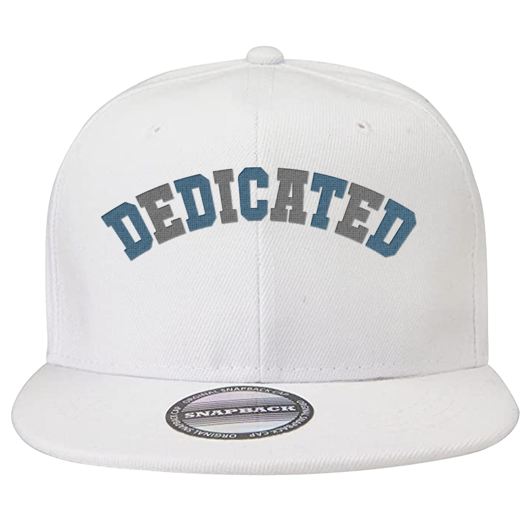 True Blue 1s Snapback Hat | Dedicated, White