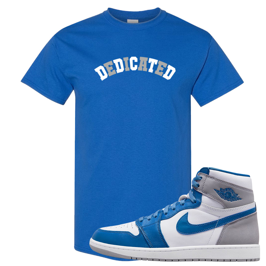 True Blue 1s T Shirt | Dedicated, Royal