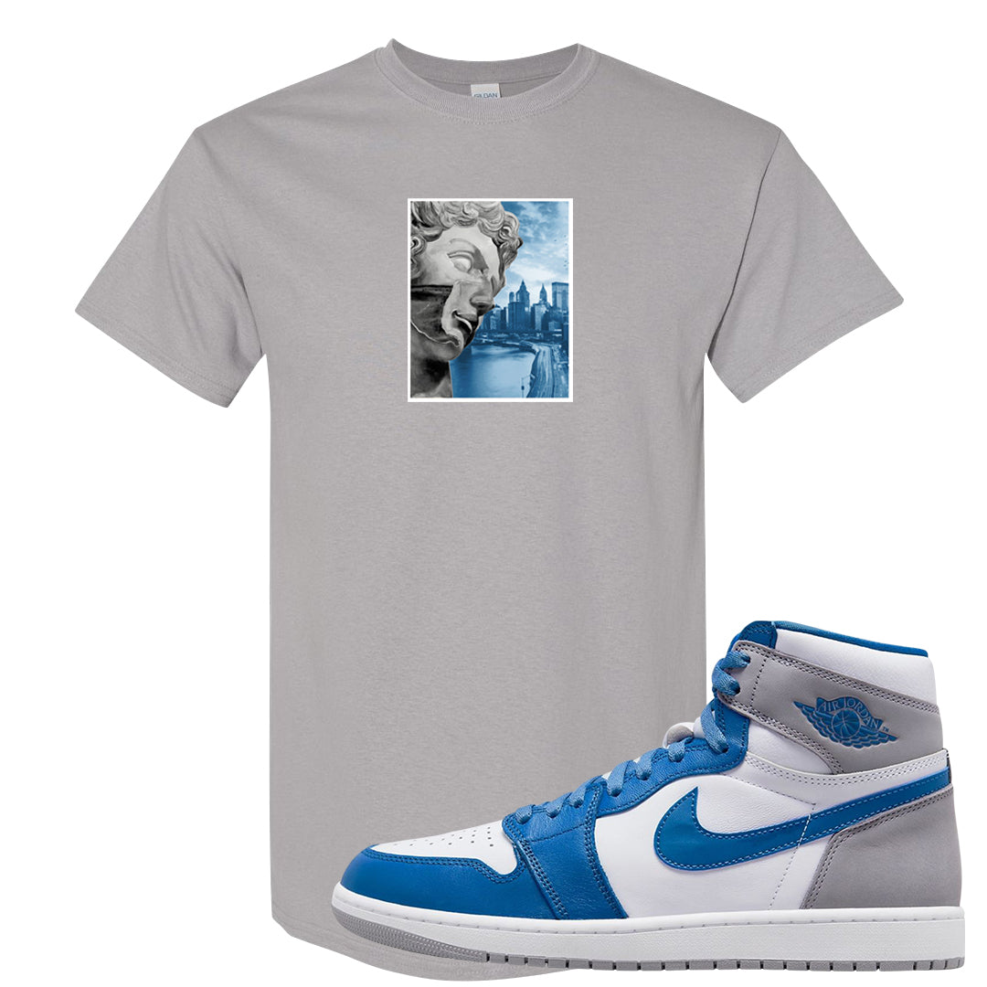 True Blue 1s T Shirt | Miguel, Gravel