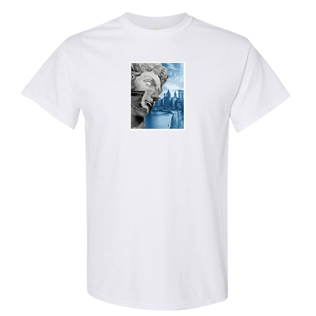 True Blue 1s T Shirt | Miguel, White
