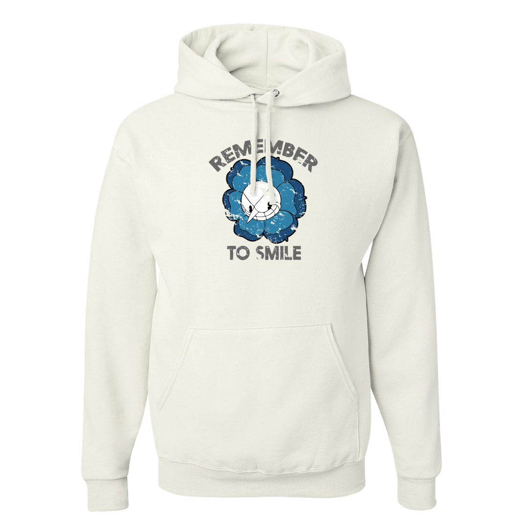 True Blue 1s Hoodie | Remember To Smile, White