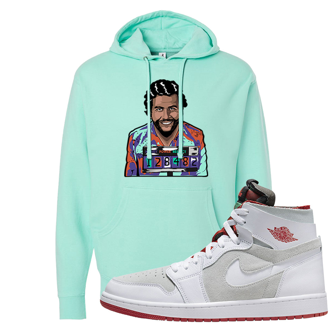 Hare CMFT Zoom 1s Hoodie | Escobar Illustration, Mint