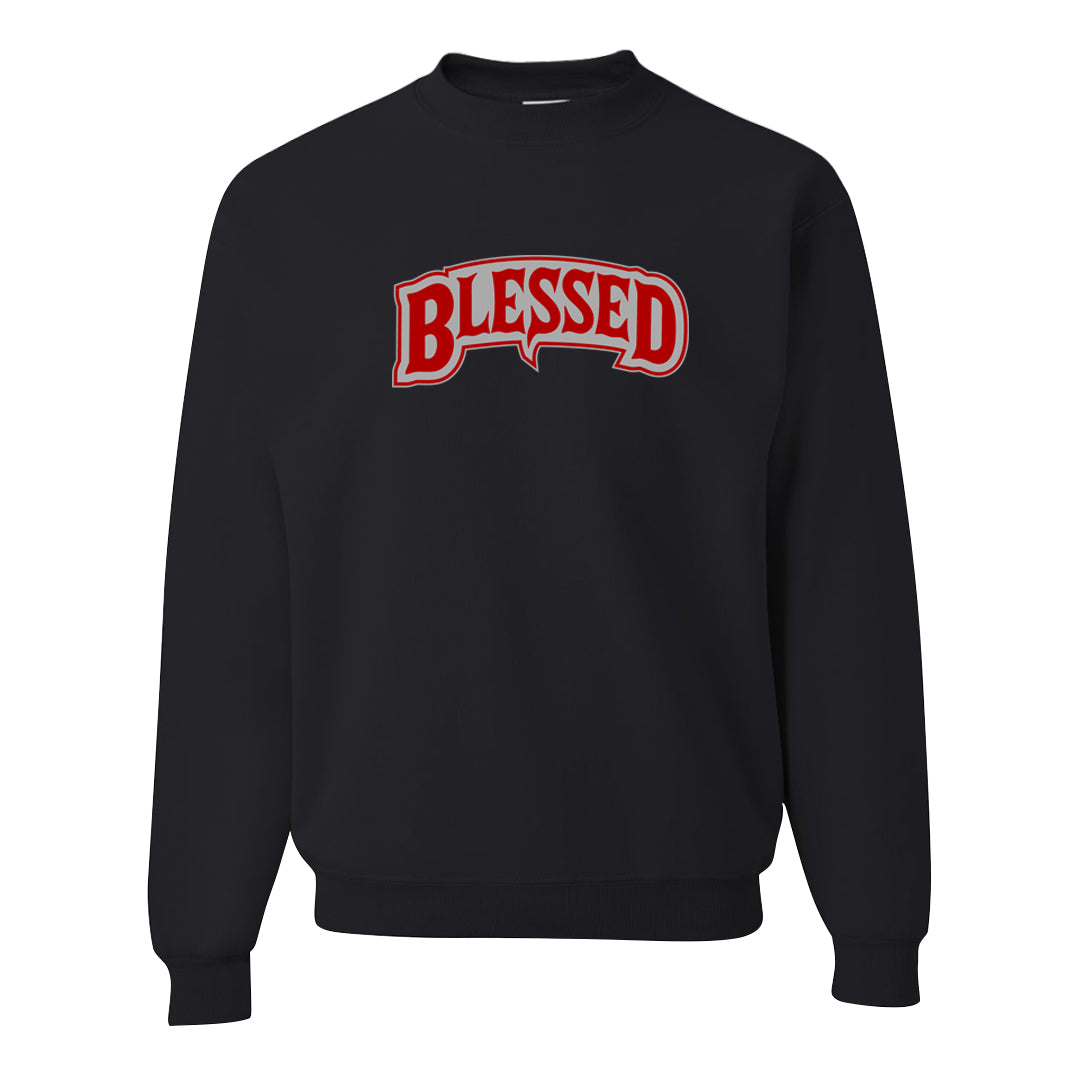 Valentine's Day CMFT Zoom 1s Crewneck Sweatshirt | Blessed Arch, Black