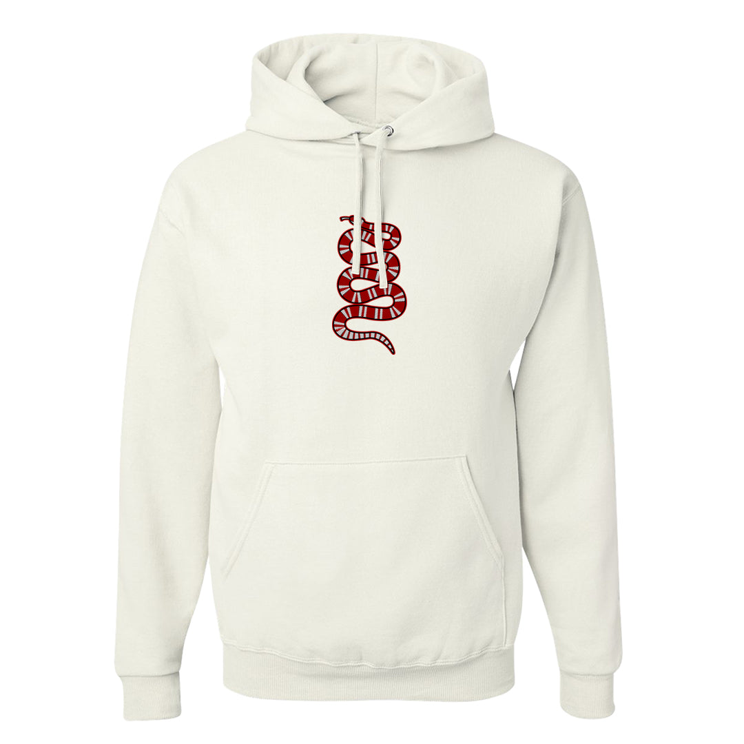 Valentine's Day CMFT Zoom 1s Hoodie | Coiled Snake, White