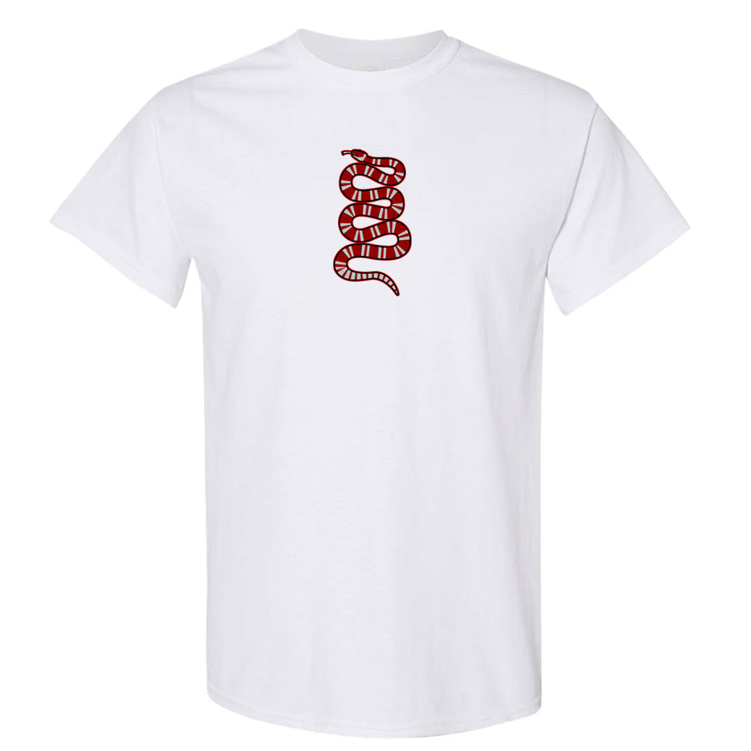 Valentine's Day CMFT Zoom 1s T Shirt | Coiled Snake, White