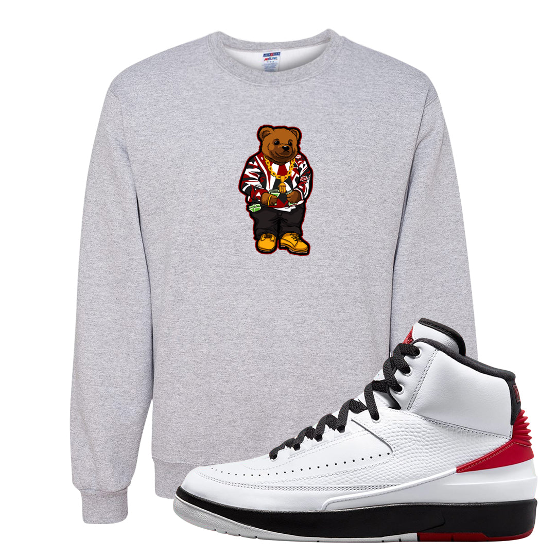 Chicago 2s Crewneck Sweatshirt | Sweater Bear, Ash