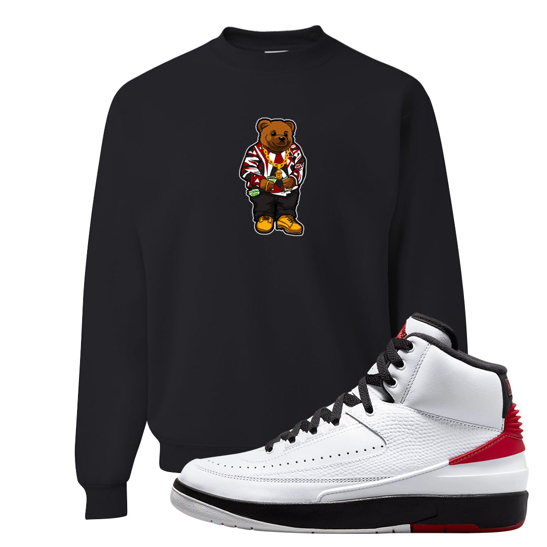 Chicago 2s Crewneck Sweatshirt | Sweater Bear, Black