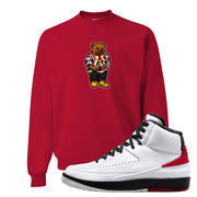 Chicago 2s Crewneck Sweatshirt | Sweater Bear, Red