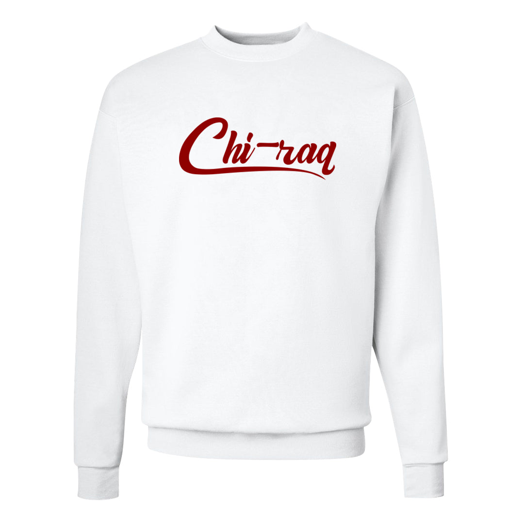 Chicago 2s Crewneck Sweatshirt | Chiraq, White