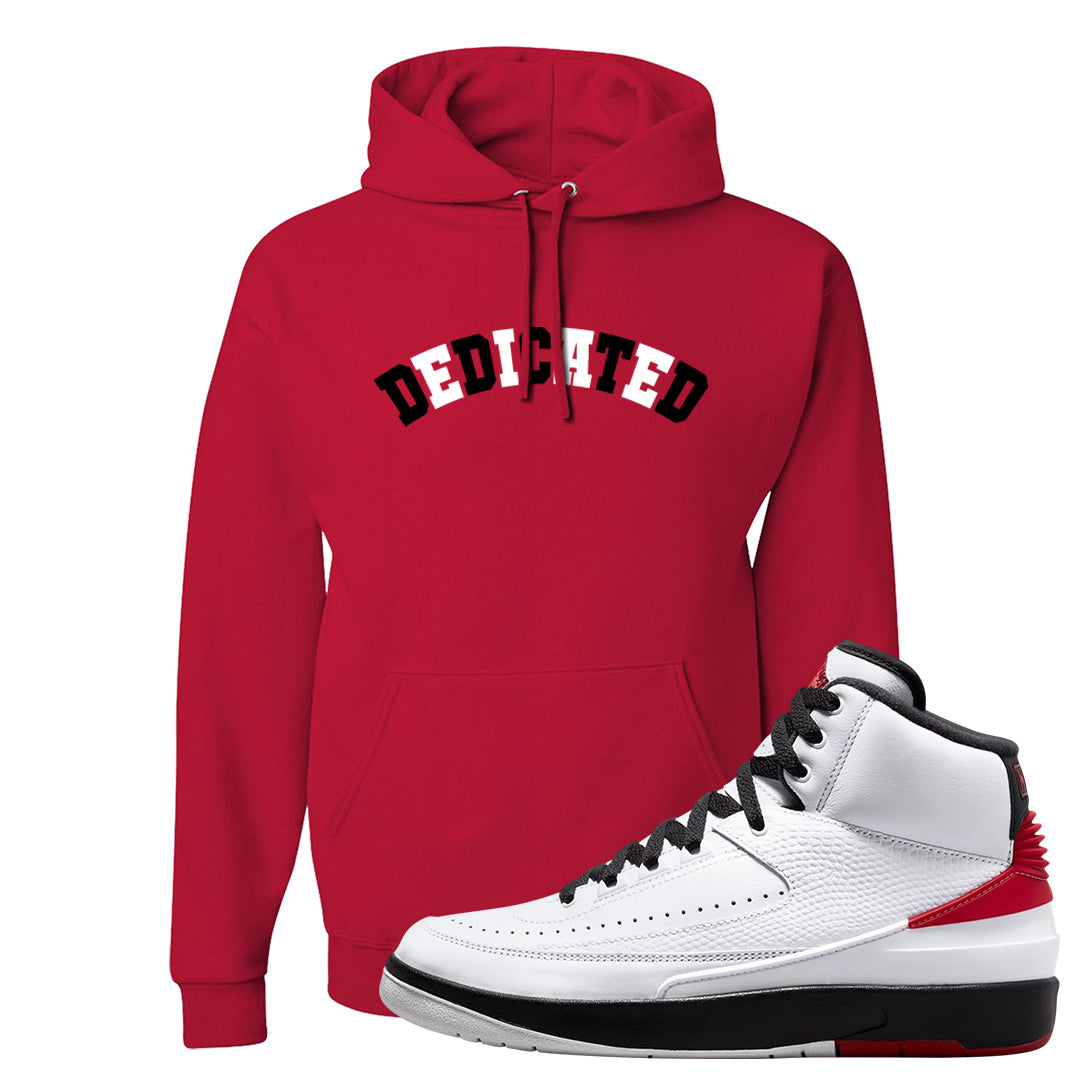 Chicago 2s Hoodie | Dedicated, Red